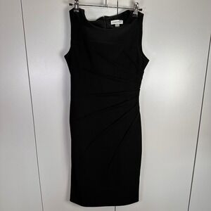 Calvin Klein Womens Sz 2 LBD Cocktail Career Size 2 Minimalist Chic Luxury